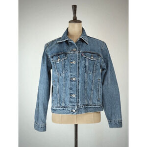 Vintage 90's Levi's Denim Jean Jacket Womens SMALL #0126 Trucker